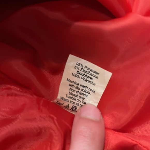 J-Crew Red/Orange Dress - Picture 4 of 4